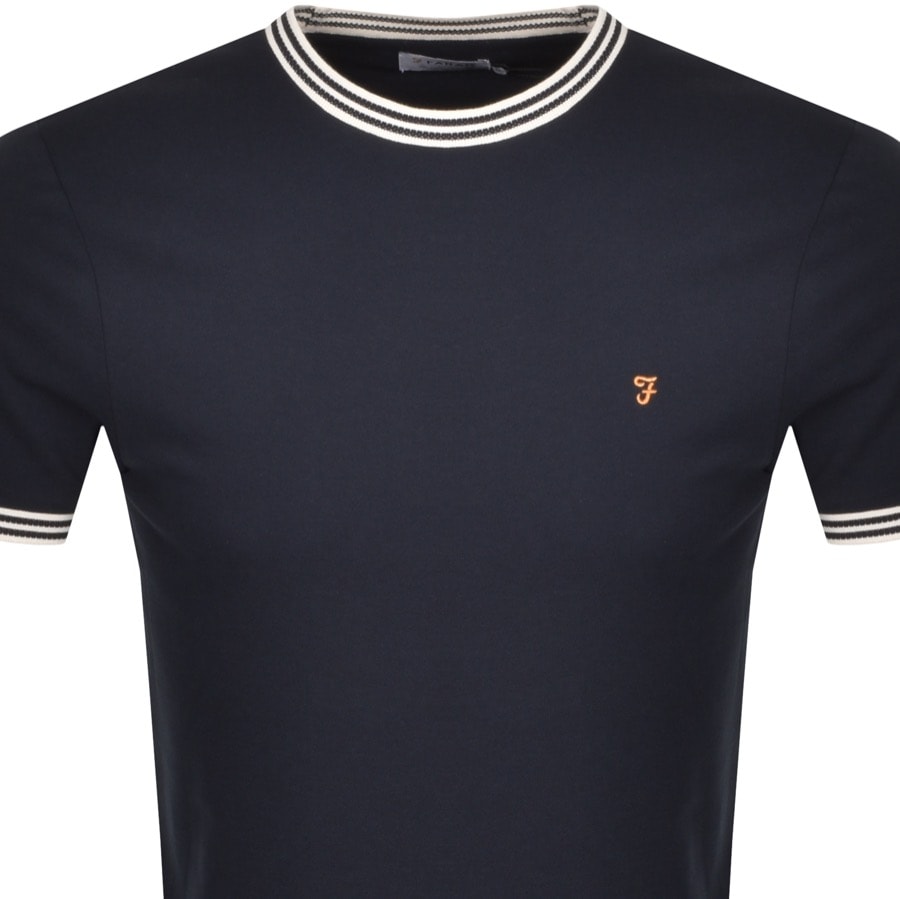 Alternative Image for ProductFarah Vintage Texas T Shirt Navy2